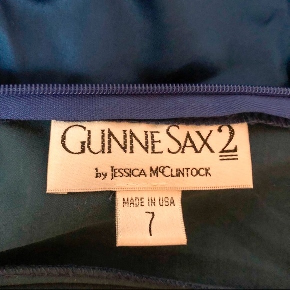 Vintage 1990’s Gunne Sax 2 formal mini dre… - Picture 4 of 6